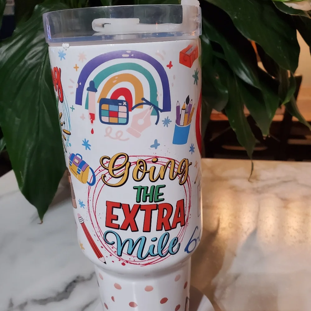 Teacher Quotes 40oz Traveler Tumbler 💜sale